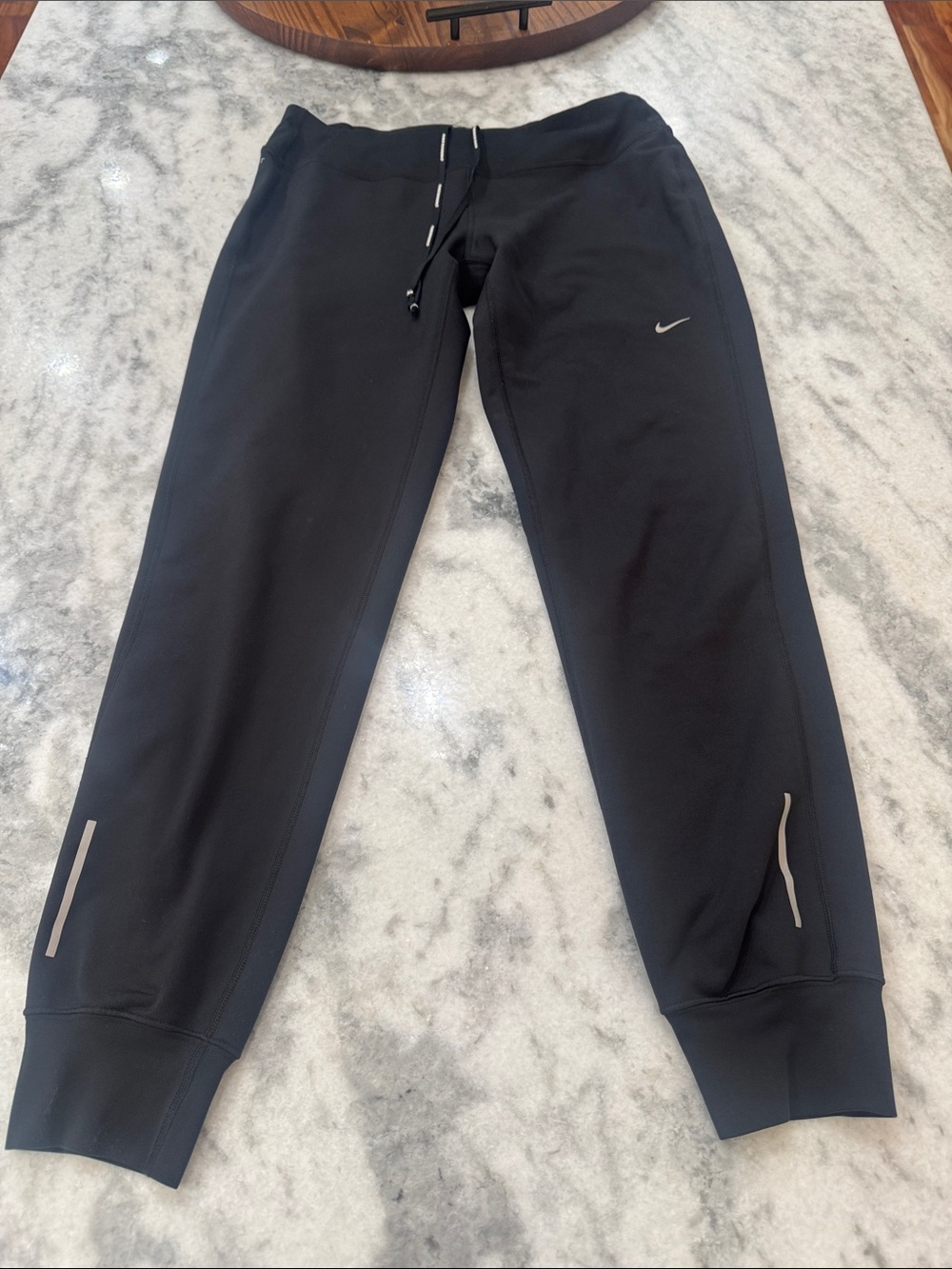 Nike Black Women's Track Joggers with Reflective Accents